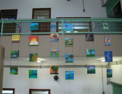 Alunos dos 9ºs anos expõem suas Pinturas Impressionistas