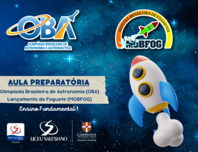 Preparatória para a Olimpíada Brasileira de Astronomia (OBA) para o Lançamento do Foguete (MOBFOG)
