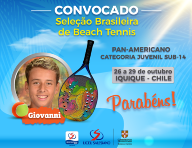 Convocação Seleção Brasileira de Beach Tennis – Pan Americano do Chile