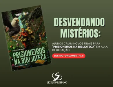 Desvendando Mistérios: Alunos criam novos finais para “Prisioneiros na Biblioteca” em Aula de Redação