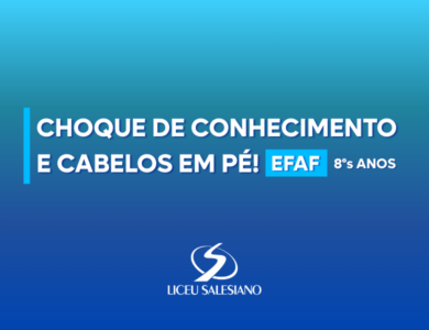 Choque de conhecimento e cabelos em pé!