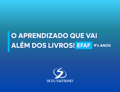 O aprendizado que vai além dos livros!